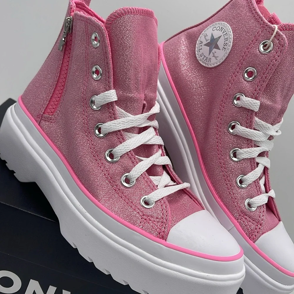 Converse WMNS A05230C
CTAS LUGGED LIFT HI OOPS PINK/WHITE/BLK Platform Sneakers - Picture 5 of 16